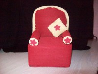 Sillón con joyero oculto